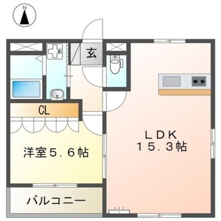 メゾンド・ショコラの物件間取画像